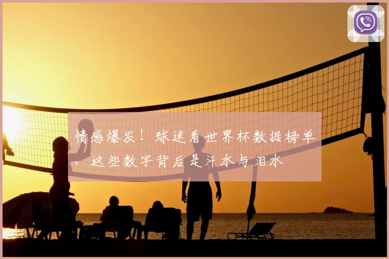 情感爆发!球迷看世界杯数据榜单,这些数字背后是汗水与泪水